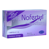 NOFERTYL Enantato de noretisterona 50mg valerato de estradiol 5mg solucion inyectable I.M
