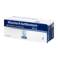 HIOSCINA N-BUTILBROMURO 10 mg X 100 TABLETAS RECUBIERTAS