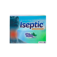 Iseptic Garganta Menta CAJA X 12 TABLETAS