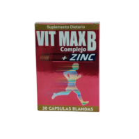 VIT MAX B COMPLEJO + ZINC CAJA X 30 CAPUSLAS
