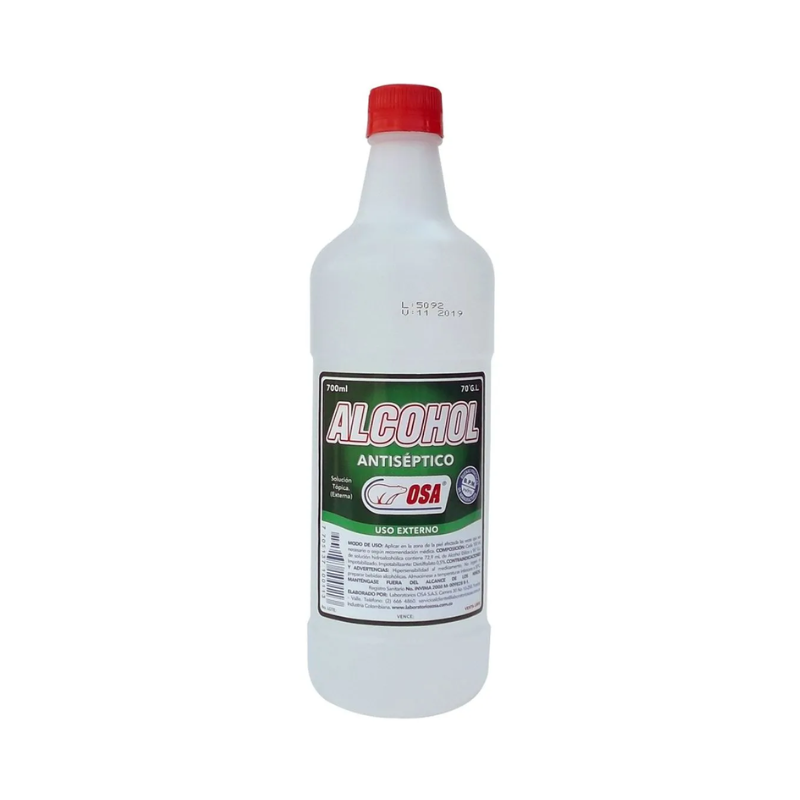 ALCOHOL ANTISEPTICO 700 ML TARRO