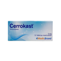 CEROKAST MONTELUKAST 5 MG CAJA X 15 TABLETAS