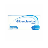 GLIBENCLAMIDA 5 MG CAJA 30 TABLETAS