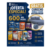 OFERTA COMPRAS DE 600 MIL GRATIS CURECHO DOBLE CAMA